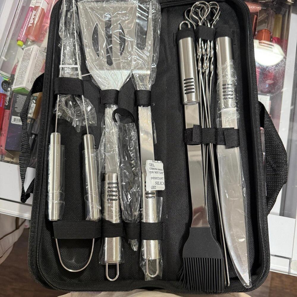 BBQ Grilling Tools Set Stainless Steel Grilling Accessories Kit